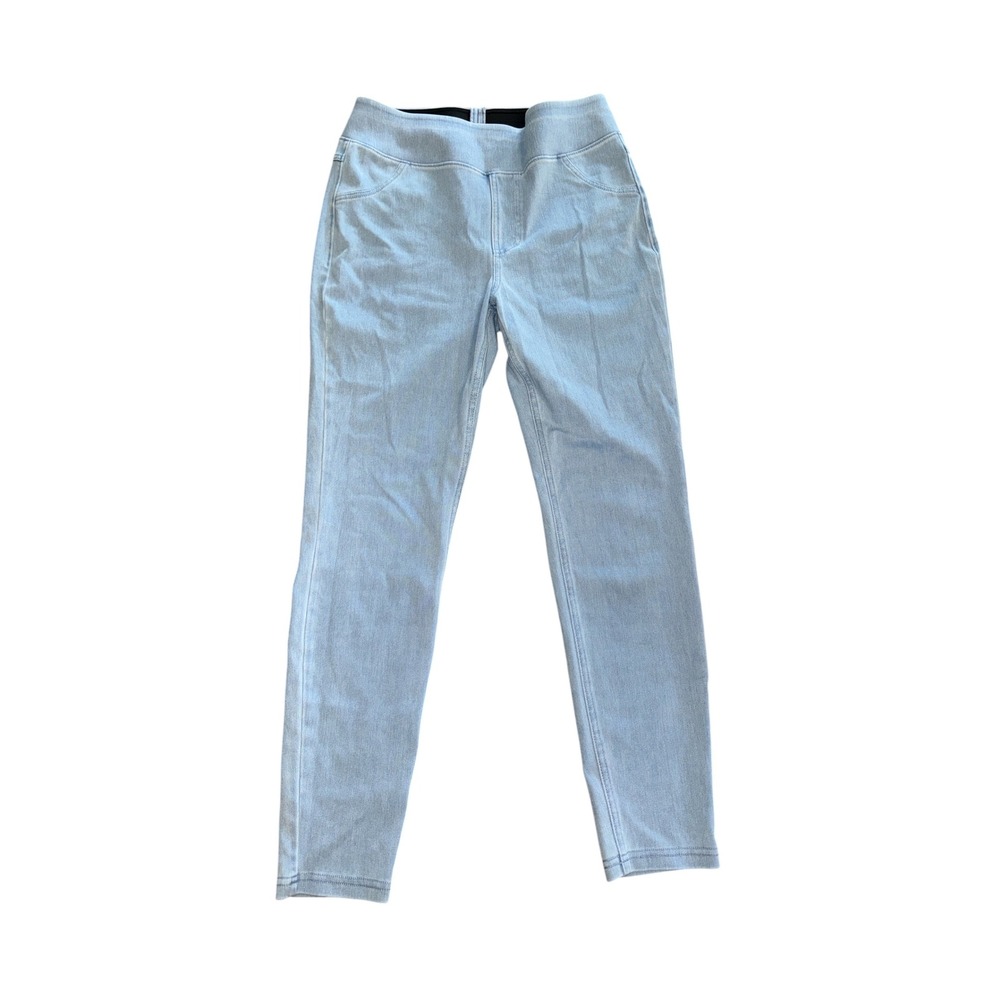 Halara High Waisted Light Wash Denim Jeggings Pull On Slim Leg Pants Women Small